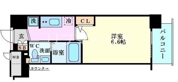 エステムコート梅田・天神橋Ⅱグラシオの物件間取画像